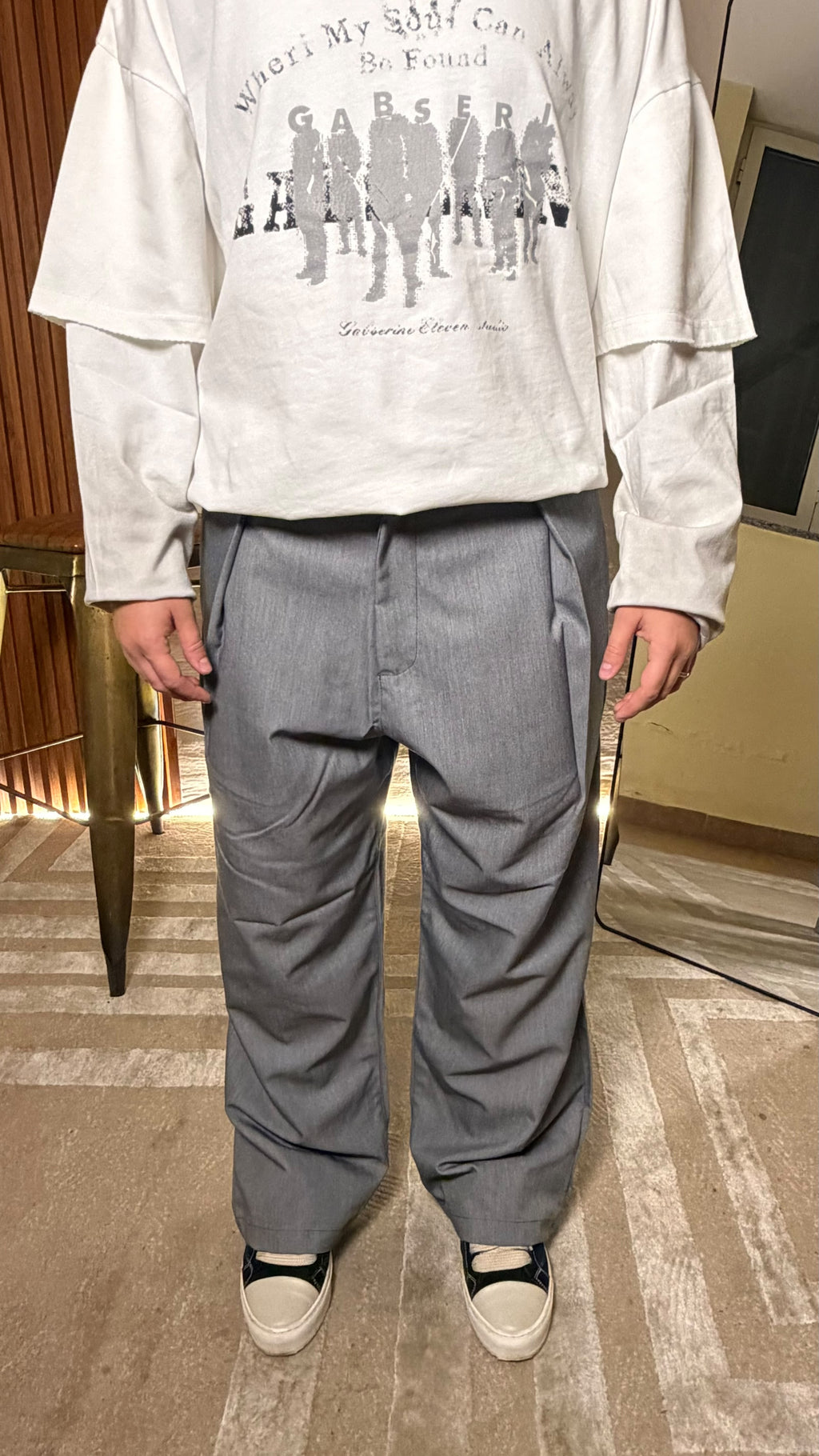 Pantaloni Fondo Ampio