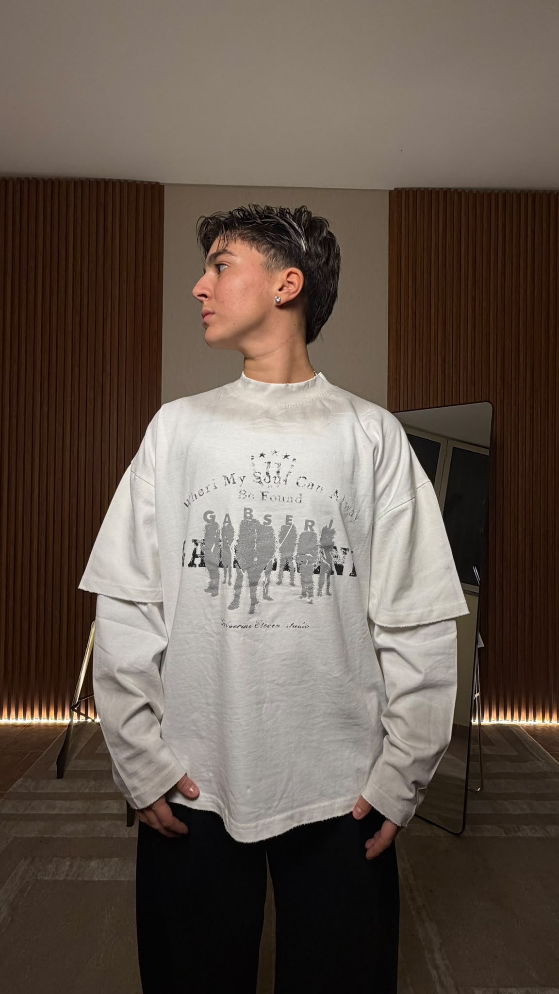 Long Sleeve con stampa frontale