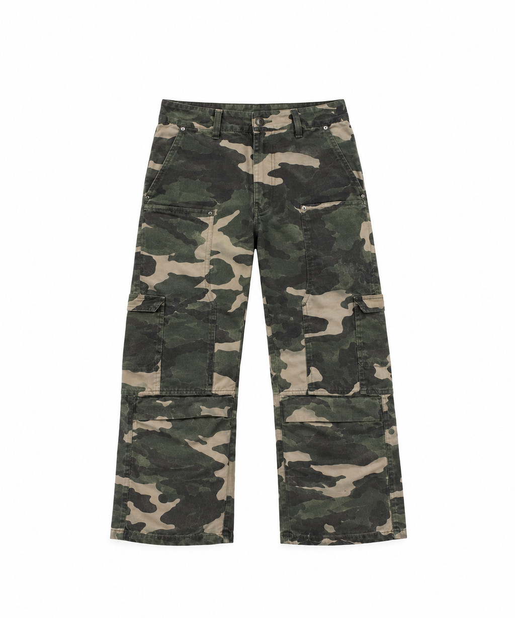 Pantalone Cargo Military Camouflage