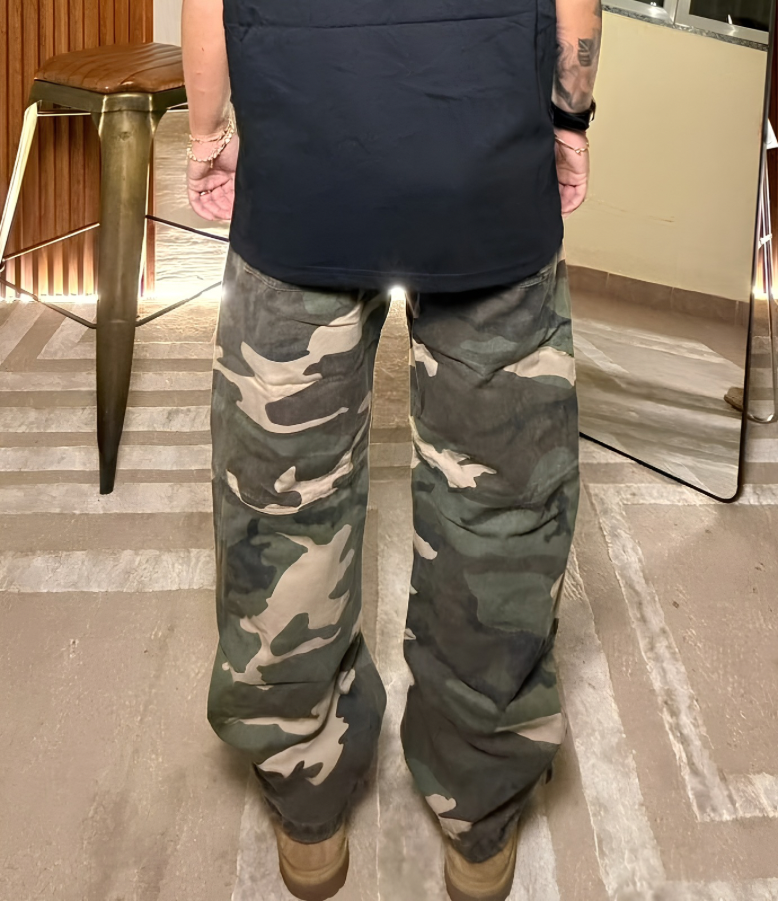Pantalone Cargo Military Camouflage